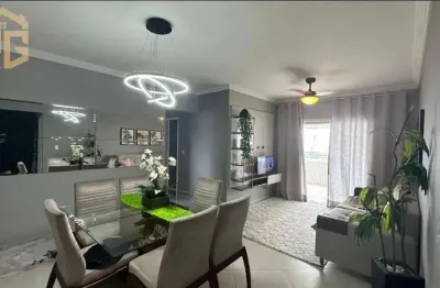 Apto 770m praia com 3 dorm, sendo 1 suíte,  2 banh, 2 vagas, var. gourmet, lazer