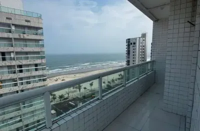Apto 2 dorms, 2 banheiro, 2 vaga, 81m2, vista mar, aviação, 100m da praia