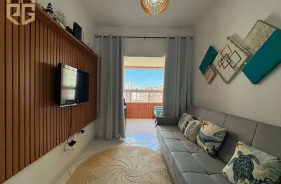 Apto 2 dorms, 2 banheiros, 1 vaga, 59,63m2, ocian, 400m da praia