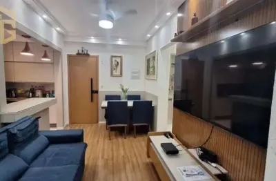 Apto 2 dorms, 1 vaga, 58m2, vista mar, boqueirão, 100m da praia, mobiliado