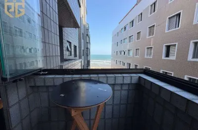 Apto 2 dorms, 1 suite, 1 vaga, 70,62m2, vista mar, aviação, 10m da praia