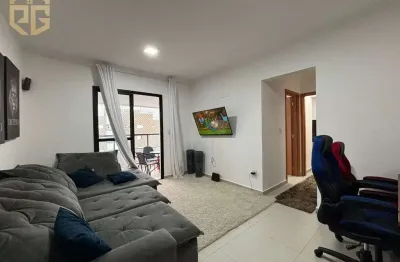 Apto 800m praia com 2 dorm sendo 1 suíte, 2 banh, var. gourmet, lazer completo