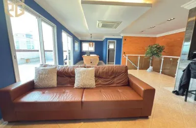 Cobertura duplex 200m praia com 3 suítes, 2 coz, 2 áreas serv, 3 vagas, lazer