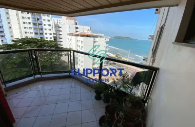 Apartamento com 2 quartos à venda na avenida beira mar, 243, praia do morro, guarapari por r$ 630.000