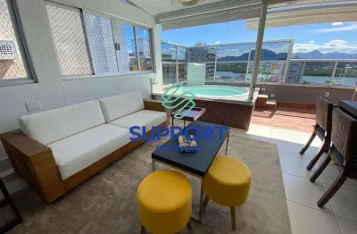 Cobertura com 3 quartos à venda na rua joaquim da silva lima, 304, centro, guarapari por r$ 1.800.000