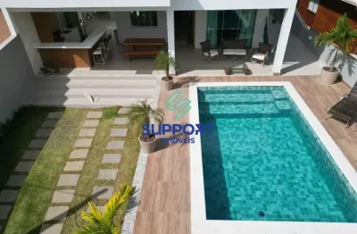 Casa em condomínio fechado com 3 quartos à venda na rodovia manoel loyola, 456, village do sol, guarapari por r$ 1.790.000