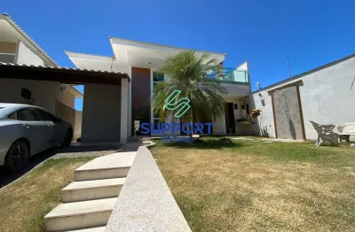 Casa em condomínio fechado com 4 quartos à venda na rua edson ramalhete coutinho, 118, são judas tadeu, guarapari por r$ 1.950.000