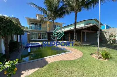 Casa em condomínio fechado com 5 quartos à venda na rua m 1 c, 123, nova guarapari, guarapari por r$ 1.800.000