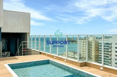 Apartamento com 2 quartos à venda na avenida oceânica, 369, praia do morro, guarapari por r$ 735.000