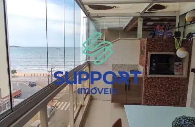 Apartamento com 3 quartos à venda na avenida beira mar, 1842, praia do morro, guarapari por r$ 1.200.000