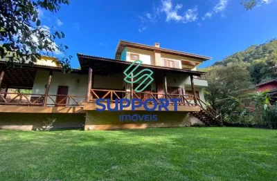 Casa em condomínio fechado com 4 quartos à venda na das hortensias, 560, soido, domingos martins por r$ 1.800.000