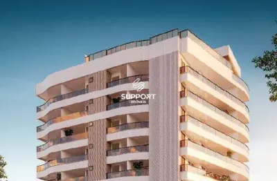 Apartamento com 3 quartos à venda na avenida punta del este, 238, enseada azul, guarapari por r$ 1.008.115