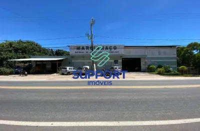 Barracão / galpão / depósito com 2 salas à venda na rodovia do sol, 351, praia de setiba, guarapari por r$ 4.500.000