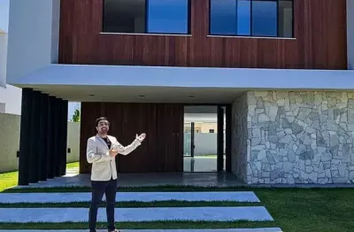 Casa 4 suítes em alphaville litoral norte 2 projetada por arquiteta