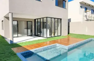 Casa moderna 4 suítes arquitetura gourmet privativo, nascente terreno plano r$1.550.000,000
