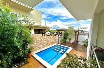 Casa de alto padrão para locação em condomínio no Jardim Imperial, 3 suítes