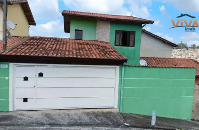 Sobrado com 2 dormitórios, 3 vagas e quintal à venda por r$ 550.000 - serpa - caieiras/sp