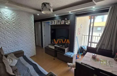 Apartamento 2 dormitórios  47 m² por r$ 200.000 - residencial são luis - francisco morato/sp