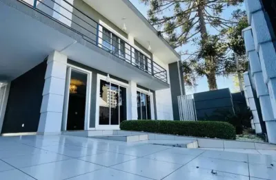 Casa com 4 quartos à venda na rua doutor flávio zetola, 396, três marias, são josé dos pinhais, 330 m2 por r$ 2.100.000