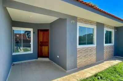 Casa com 3 quartos à venda na avenida alzira berton pauletto, 1205, del rey, são josé dos pinhais, 62 m2 por r$ 352.000