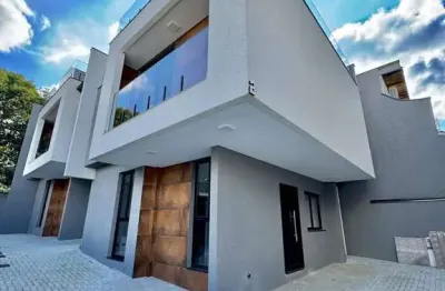Casa com 3 quartos à venda na travessa ferreira, 20, uberaba, curitiba, 135 m2 por r$ 869.000