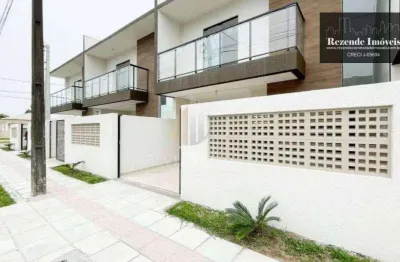 Sobrado com 3 dormitórios à venda, 96 m² por r$ 549.000,00 - brejatuba - guaratuba/pr