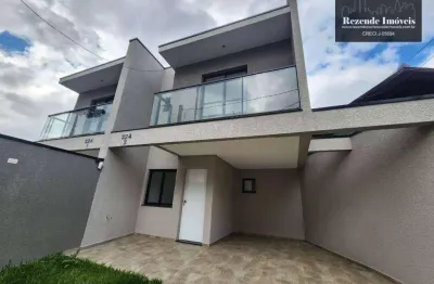 Sobrado minha casa minha vida novocom 2 dormitórios à venda, 94 m² por r$ 500.000 - fazendinha - curitiba/pr