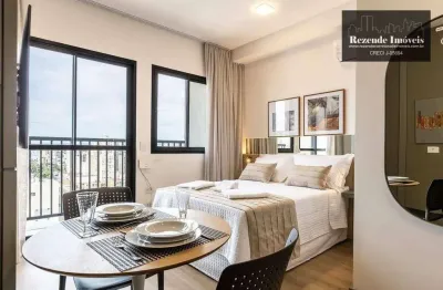 Studio com 1 dormitório à venda, 23 m² por r$ 410.000,00 - água verde - curitiba/pr
