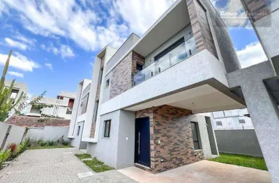 Sobrado com 3 dormitórios à venda, 129 m² por r$ 720.000,00 - boqueirão - curitiba/pr