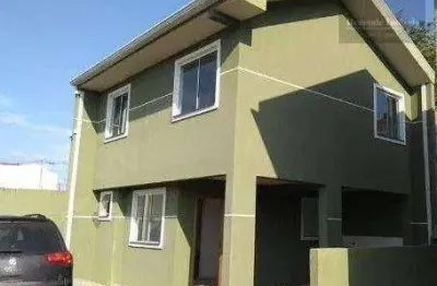 Sobrado em condomínio com 3 dormitórios à venda, 75 m² por r$ 319.900 - iguaçu - fazenda rio grande/pr