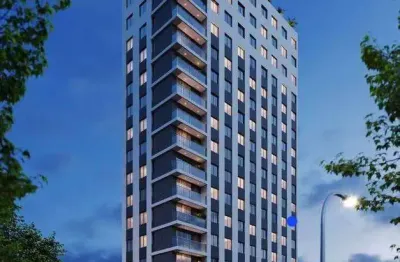 Apartamento novo com 1 dormitório à venda, 25 m² por r$ 335.900 - centro - curitiba/pr
