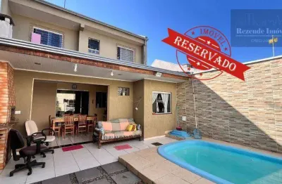 Sobrado com 4 quartos , 2 vagas , piscinaà venda-campo comprido - curitiba/pr