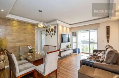Apartamento com 3 dormitórios sendo uma suíte sacada com churrasqueira   à venda, 72 m² por r$ 490.000 - fazendinha - curitiba/pr