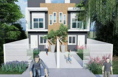 Sobrado com 3 dormitórios à venda, 102 m² por r$ 560.000,00 - fazendinha - curitiba/pr