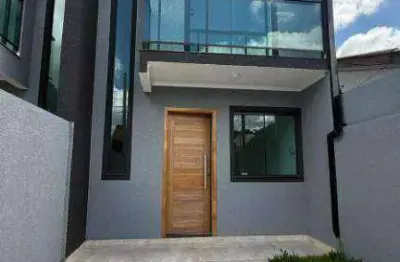 Sobrado com 3 dormitórios à venda, 82 m² por r$ 390.000 - tatuquara - curitiba/pr aceita financiamento mcmv