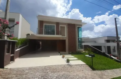 maravilhoso sobrado com 3 suítes a venda no condomínio Terras de Atibaia 1