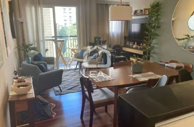 Apartamento à venda morumbi, 68 m², 2 dormitórios (1 suíte), sala ampliada, 2 vagas e depósito por