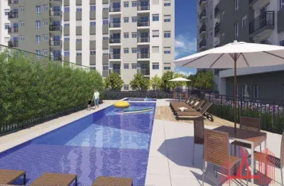 Apartamento novo com 2 dormitórios à venda, 47m² - parque da mooca.
