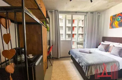 Studio com 1 dormitório para alugar, 20 m² - consolação - são paulo/sp