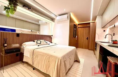 Apartamento studio mobiliado para locação 1 dormitório, com 24 m² - consolação