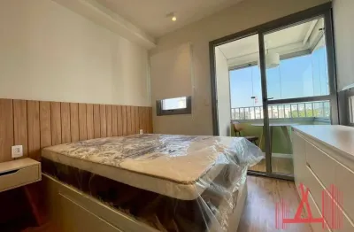 Apartamento studio mobiliado para locação com 1 dormitório, com 25 m² - brooklin
