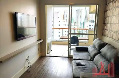 Apartamento mobiliado à venda com 1 dormitório, 2 vagas de garagem, com 52 m² - klabin (vila mariana)