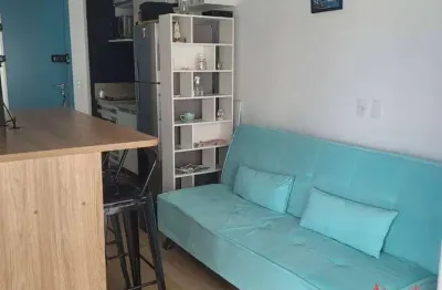 Apartamento studio mobiliado à venda ou locação com 1 dormitório, 1 vaga de garagem, com 35 m² - consolação