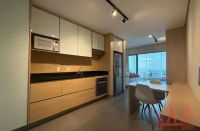 Apartamento studio mobiliado para locação com 1 dormitório, com 60 m² - itaim bibi