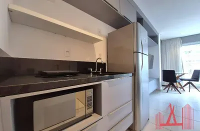 Apartamento studio mobiliado para locação com 1 dormitório, com 26 m² - vila clementino