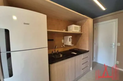 Apartamento studio mobiliado à venda ou locação com 1 dormitório, com 27 m² - vila madalena