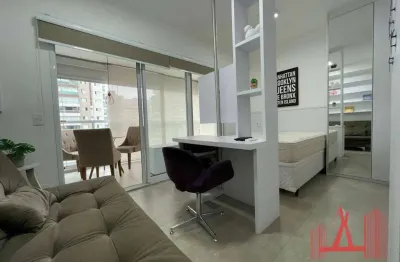 Apartamento studio mobiliado à venda com 1 dormitório, 1 vaga de garagem, com 35 m² - consolação