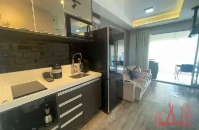 Apartamento studio mobiliado para locação com 1 dormitório, 1 vaga de garagem, com 35 m² - consolação