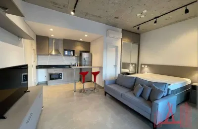 Studio com 1 dormitório para alugar, 47 m² - moema - são paulo/sp