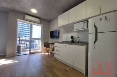 Apartamento studio mobiliado para locação com 1 dormitório, com 25 m² - pinheiros